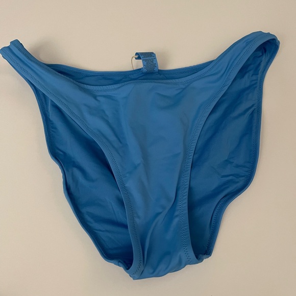 SKIMS Signature Swim Dipped Mid Coverage Bottom ONLY  Bikini Tide Blue  Sz M - Picture 2 of 6